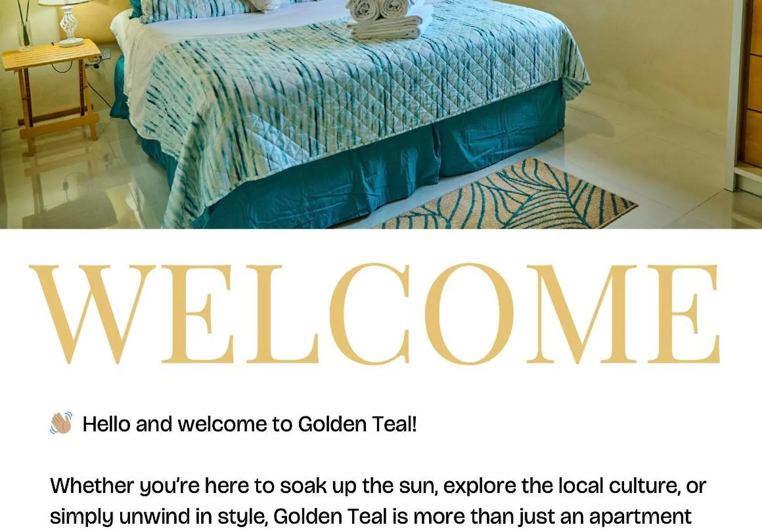 Couples Hideaway, King Bed- 5 Mins To Beach & Oistins- Golden Teal クライストチャーチ アパート